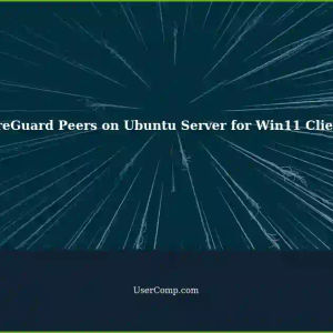 Configuring WireGuard Peers on Ubuntu Server for Two Win11 Clients