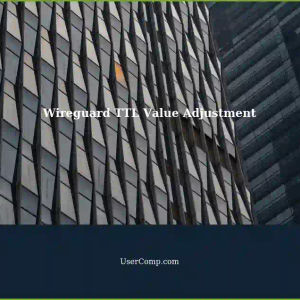 Adjusting Wireguard TTL Value: A Comprehensive Guide