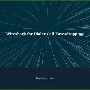 Can Wireshark Be Used to Eavesdrop on Modern Dialer Calls?