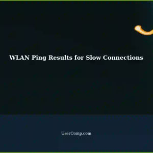 Troubleshooting Slow and Unstable WLAN Connections: Ping Results