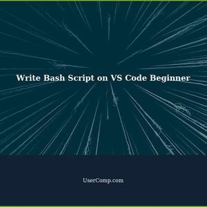 How to Write Bash Script on VS Code Beginner