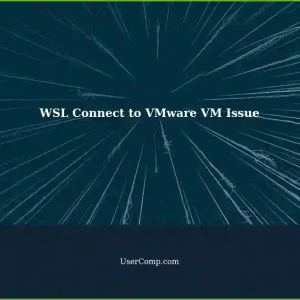 WSL and VM: Unable to Connect WSL2 Ubuntu to VMware VM