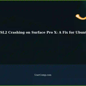 WSL2 Crashing on ARM-based Surface Pro X: A Solution for Ubuntu Users