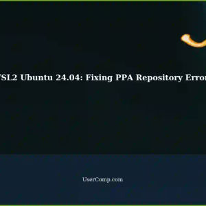 Resolving PPAs Repository Errors with WSL2 Ubuntu 24.04