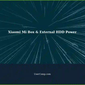 Troubleshooting External HDD Power Issues with Xiaomi Mi Box 2nd Gen