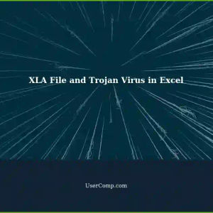 Can Opening an XLA File in Excel Infect a Windows PC with a Trojan?