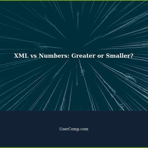 XML - Comparing with Numbers: Greater or Smaller?