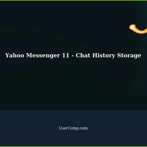 Yahoo Messenger 11 - Were Files Transferred and Photos Shared Stored in Chat History Online?