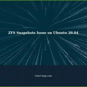 ZFS Snapshots Empty or Missing on Ubuntu 20.04 Server: Troubleshooting