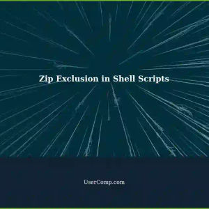 Troubleshooting Zip Exclusion of Files/Folders in Shell Scripts