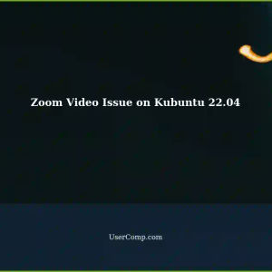 Zoom App Not Displaying Video: A Solution for Kubuntu 22.04 Users