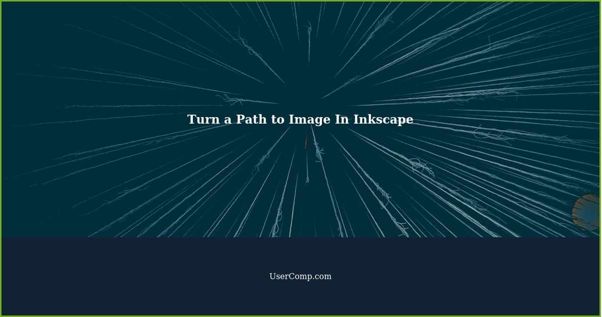 Turn a Path to Image In Inkscape