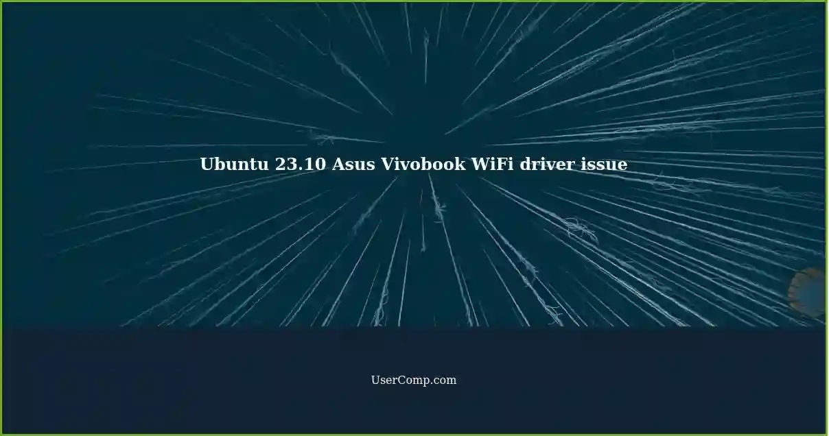 asus vivobook wifi driver windows 11