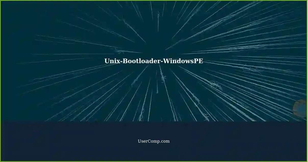 Unix-Bootloader-WindowsPE