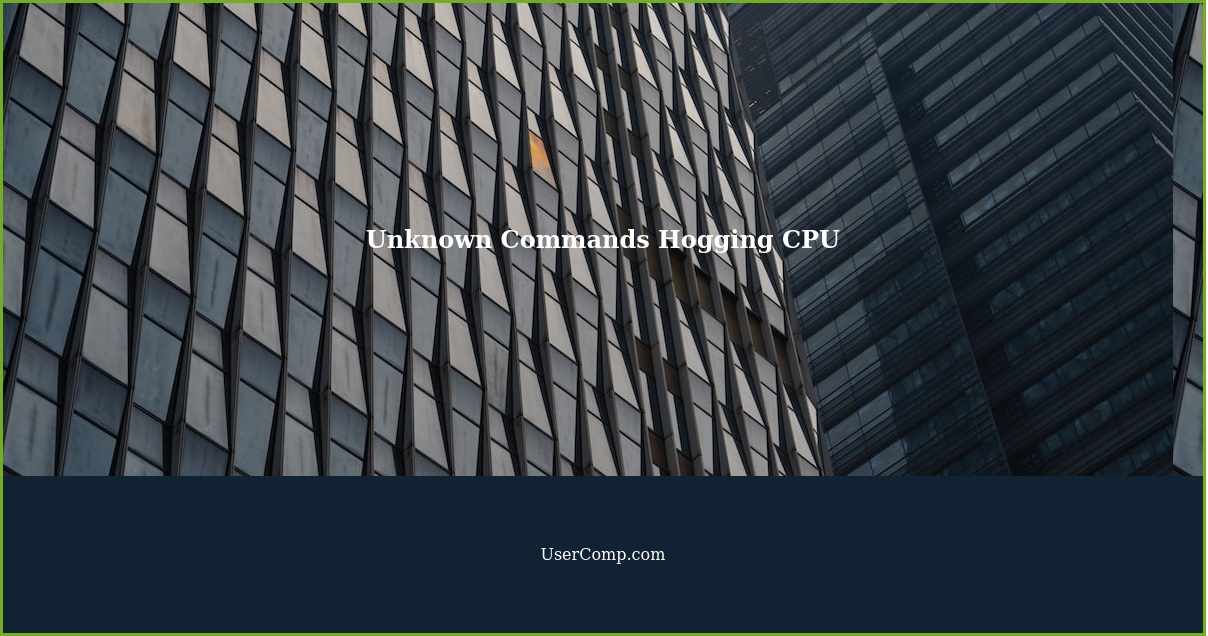 Unknown Commands Hogging CPU