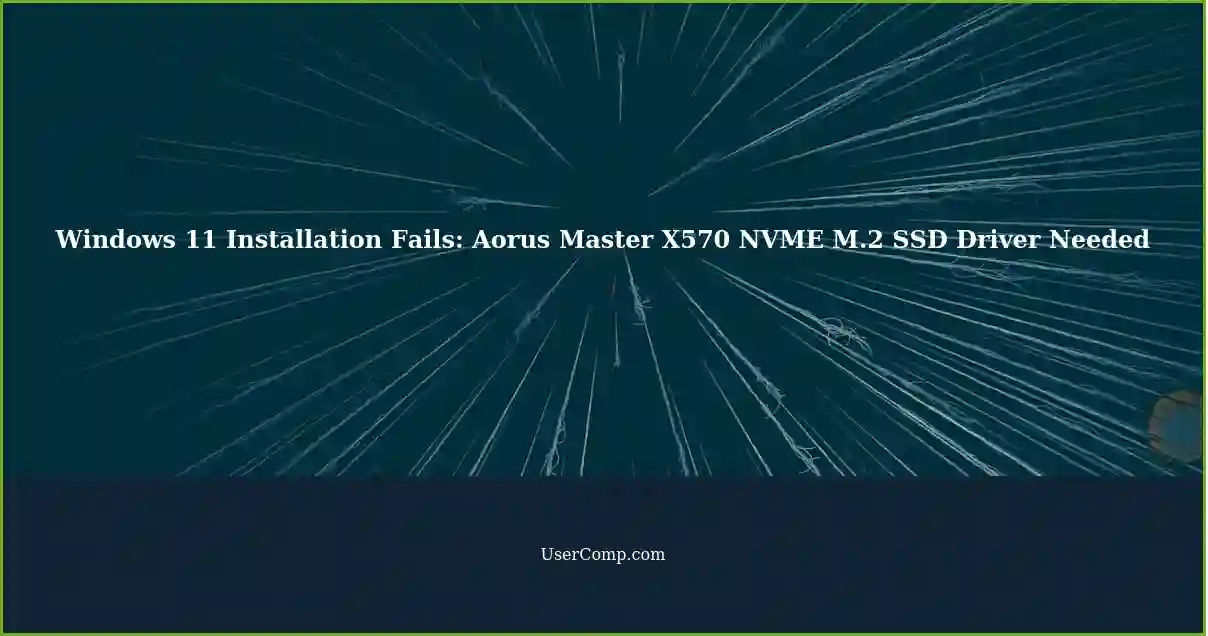 ssd driver for windows 11 installation asus