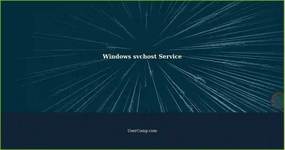 Windows svchost Service