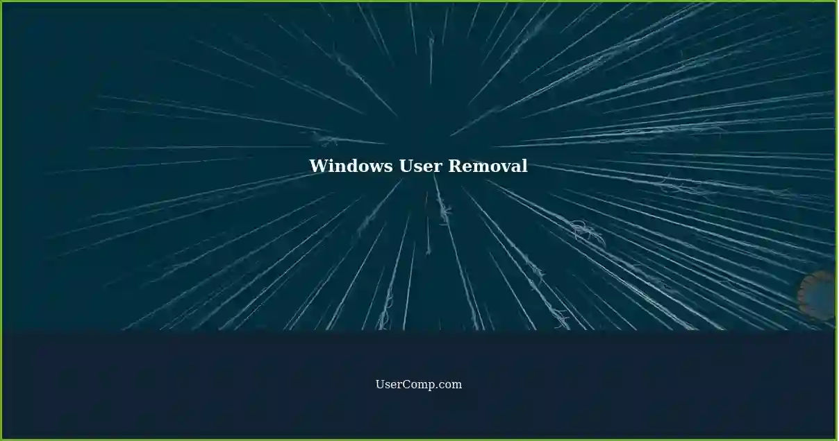 Windows User Removal
