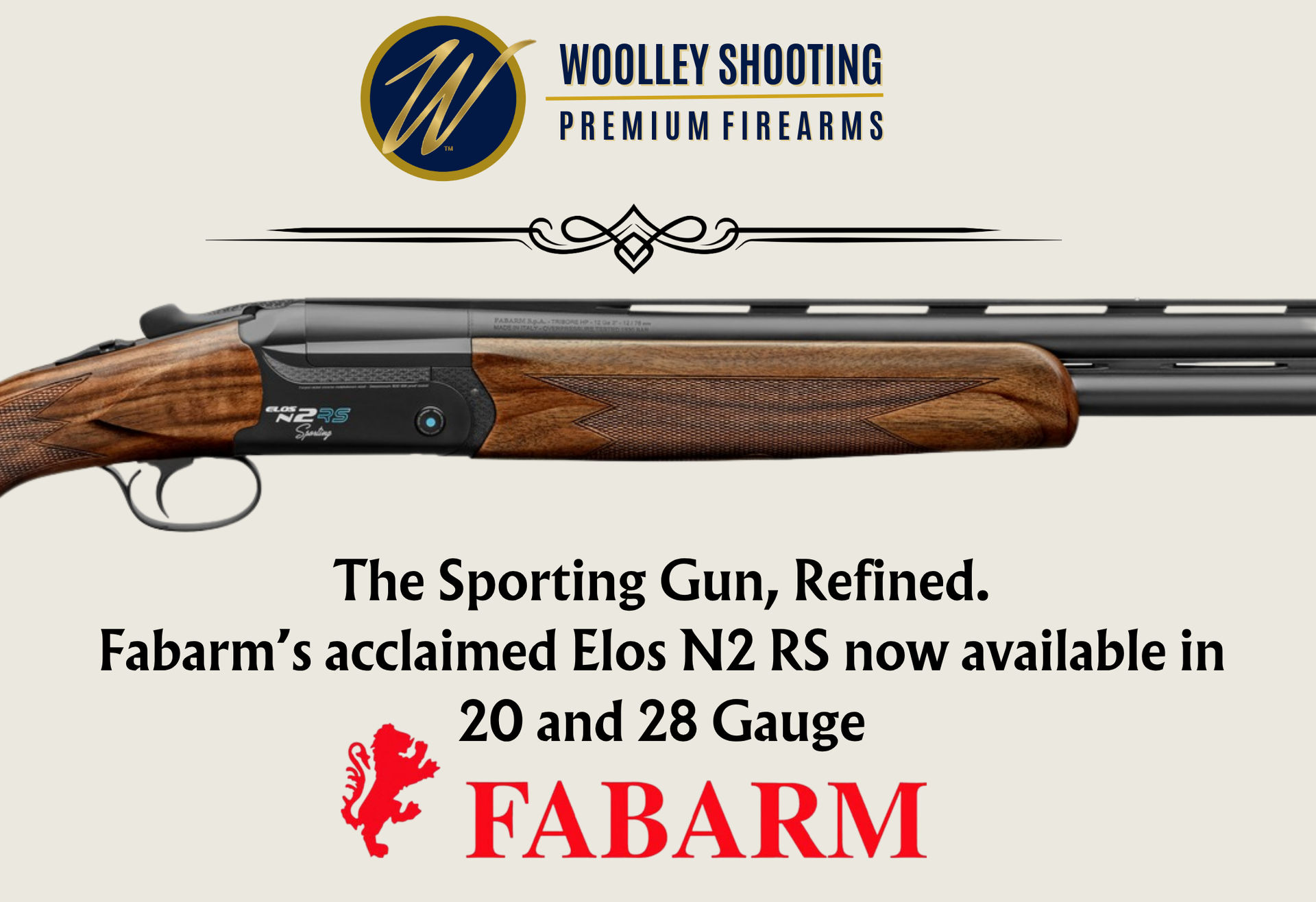Fabarm Elos N2 RS now in 20 and 28 gauge