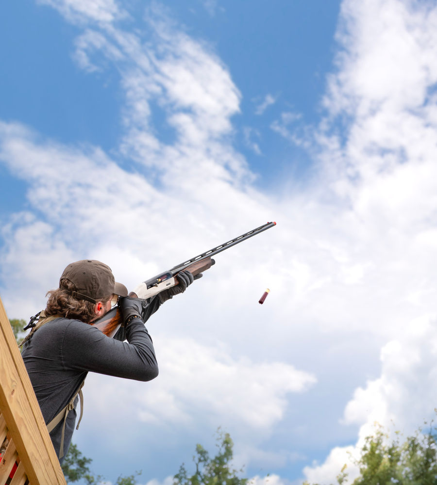 Benelli Ethos Sport semi-automatic on the sporting clays course