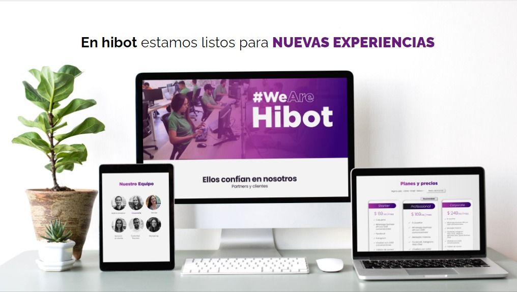 Nuevo sitio web de hibot 2023