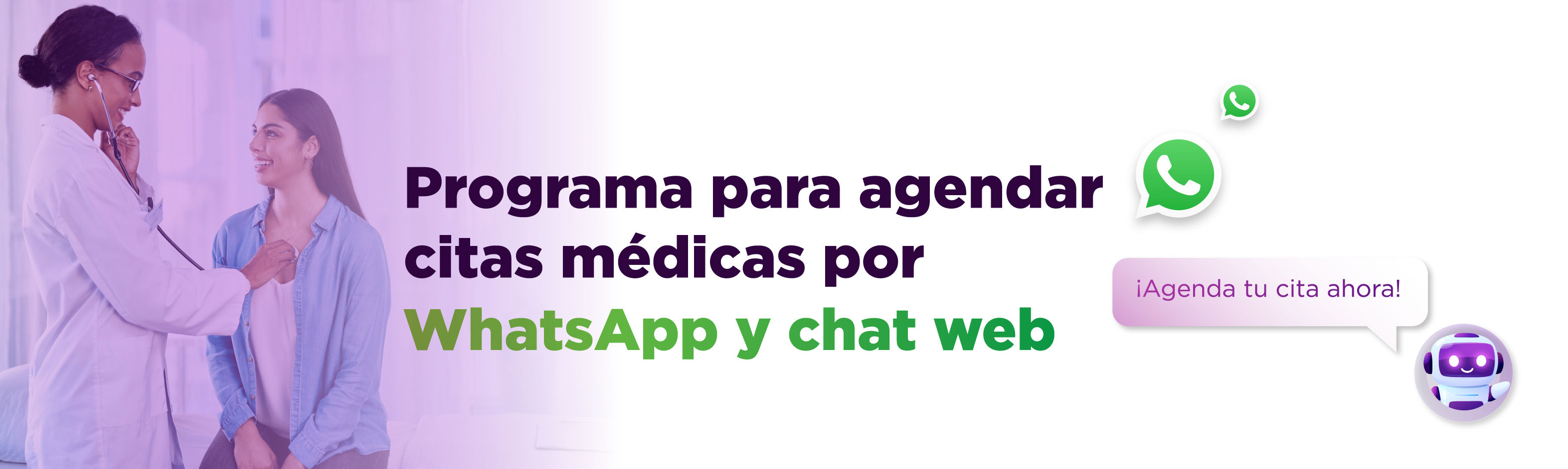 programa para agendar citas medicas por Whatsapp