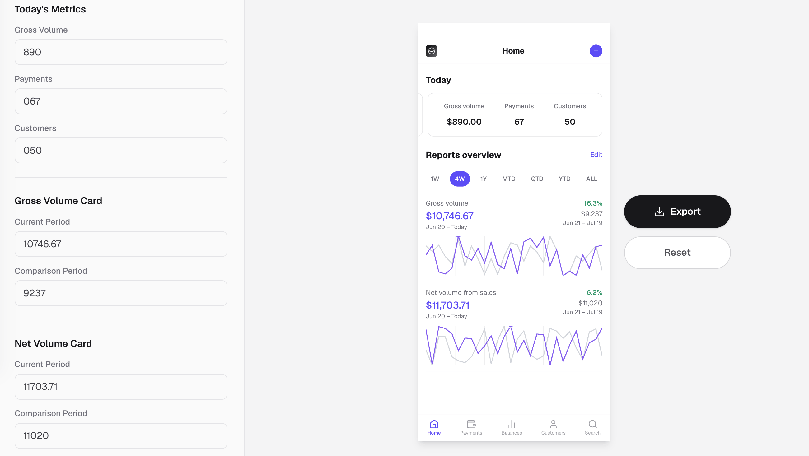 How to create a Stripe dashboard screenshot