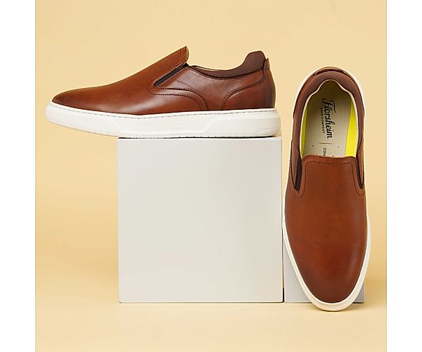 The Plain Toe Tan Men Casual Florsheim