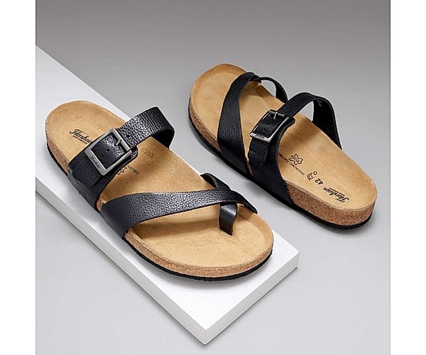 The Devo Black Men Sandals Florsheim