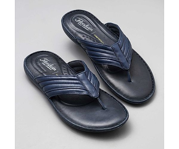 The Parker Navy Men Slipper Florsheim