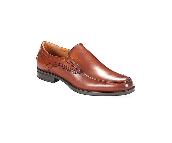 Tan Formal Slip-ons