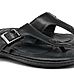 The Florish Black Men Sandals Florsheim