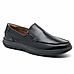 The 9M Black Men Moc Toe Florsheim