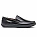 The 9M Black Men Moc Toe Florsheim