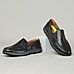 The 9M Black Men Moc Toe Florsheim