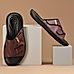 The Florish Burgundy Men Sandals Florsheim