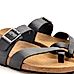 The Devo Black Men Sandals Florsheim