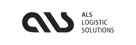 An image Showing a Logo of 'ALS LOGISTIC SOLUTION' in UAE