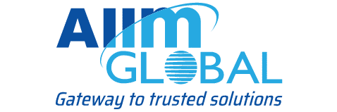 An image depicting a Logo of 'AIIM GLOBAL' in UAE