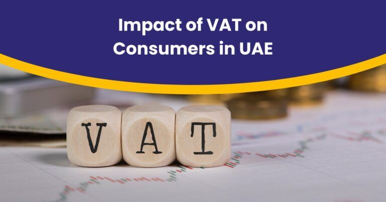 Image is About Impact of VAT on Consumers in UAE