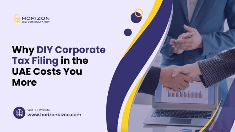 This image is presenting a corporate tax filing in uae