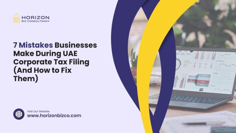 this image show the UAE Corporate Tax Filing mistake