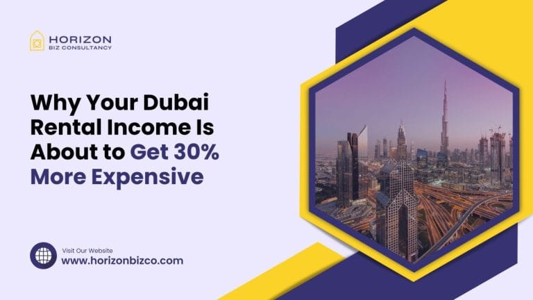 this image shows about the expenses of dubai rental income