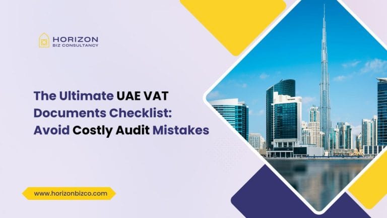 this image is presenting a UAE VAT document checklist