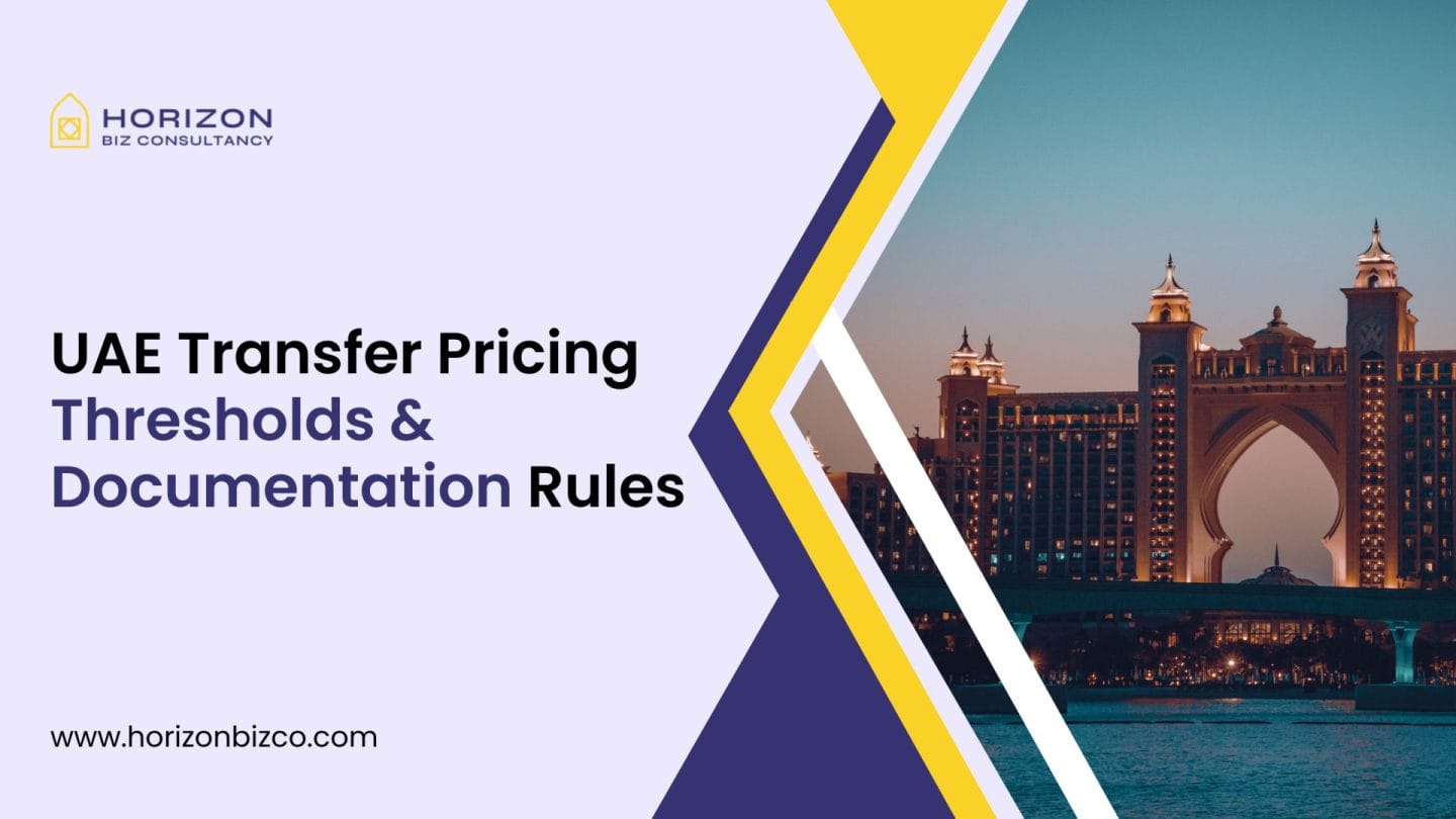 Transfer Pricing Thresholds In Uae
