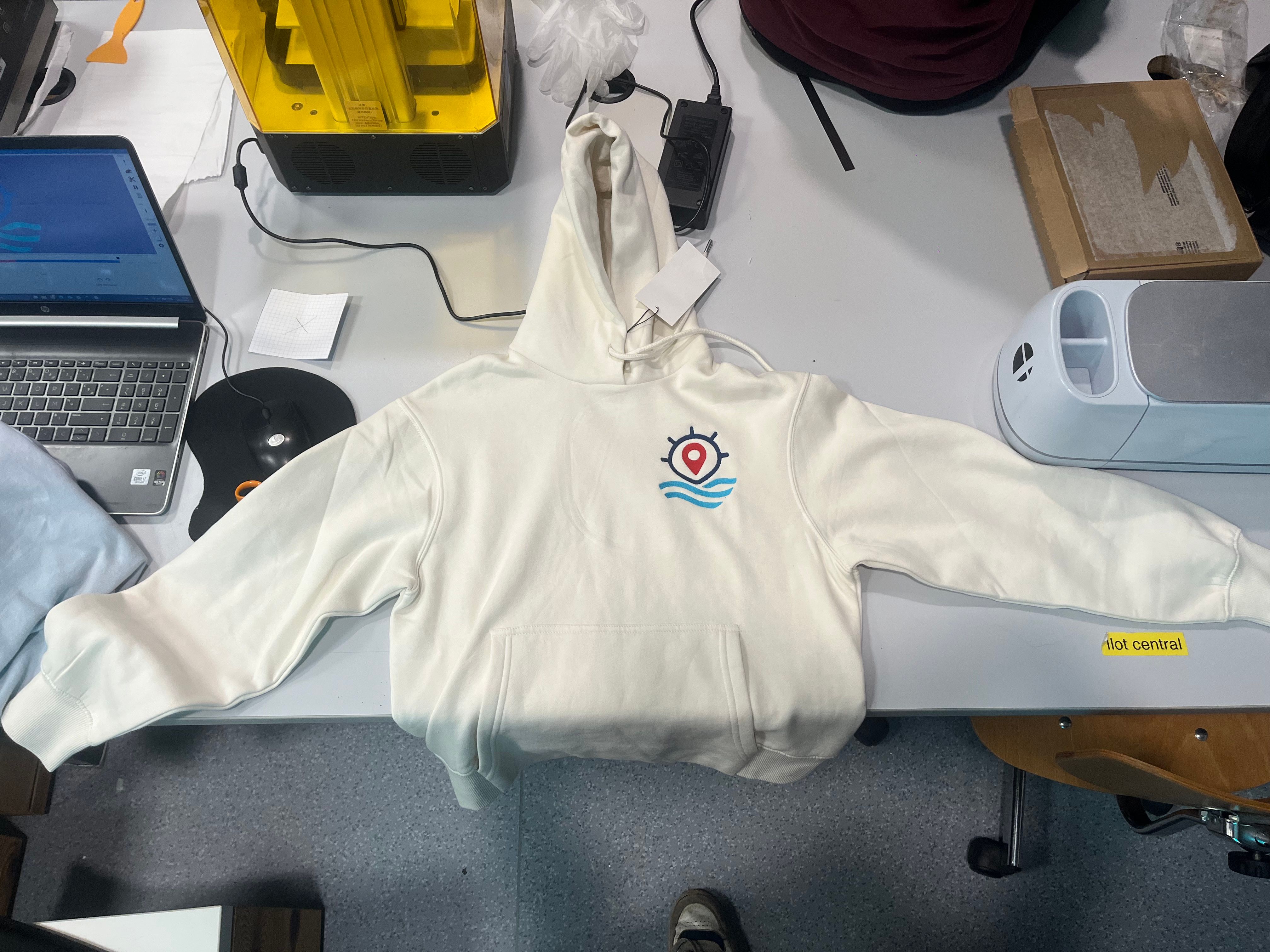 Final embroidered sweatshirt