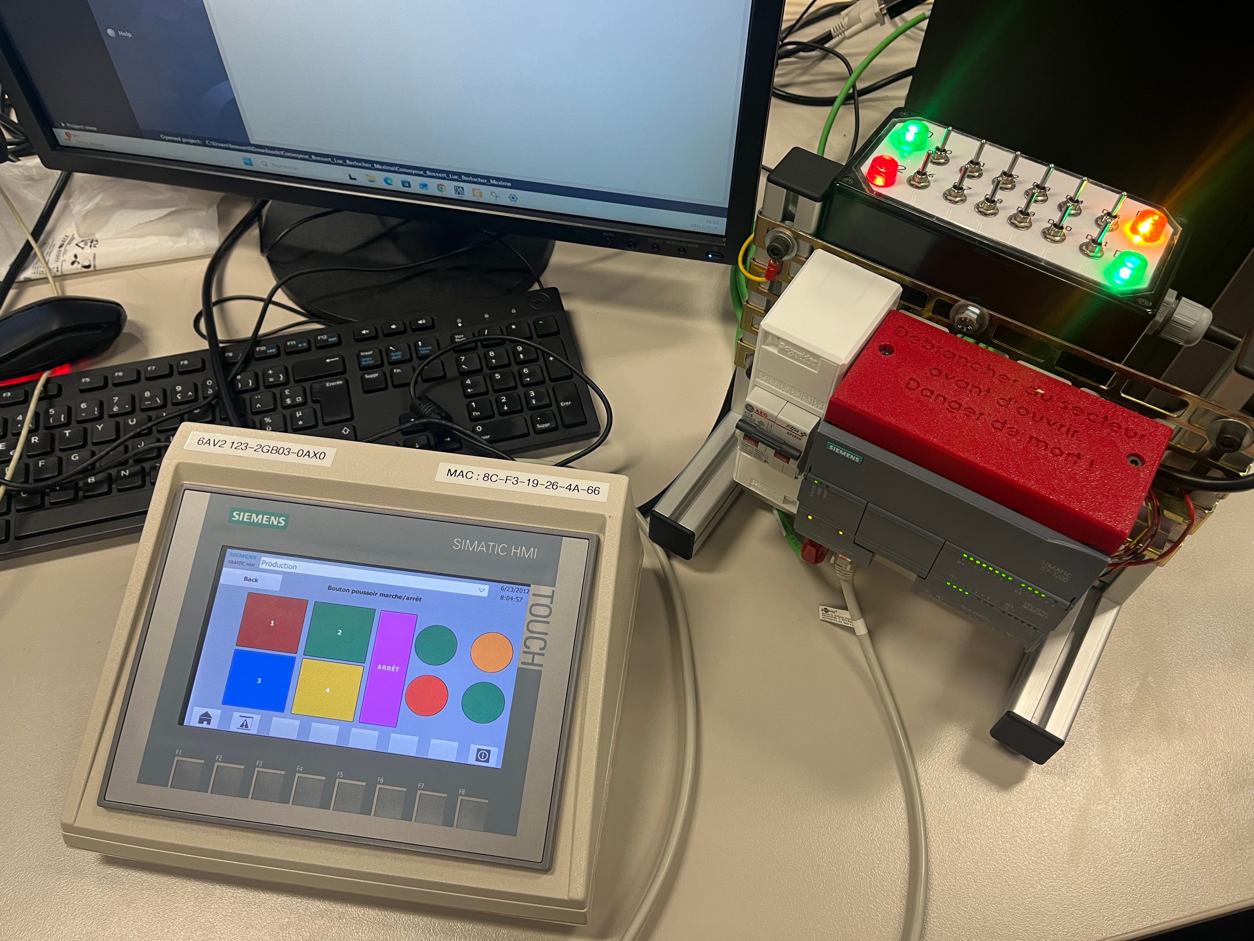 Testing PLC logic on a Siemens S7-1200 with real inputs and outputs