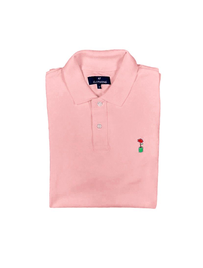 Polo homme rose - 4fclothing