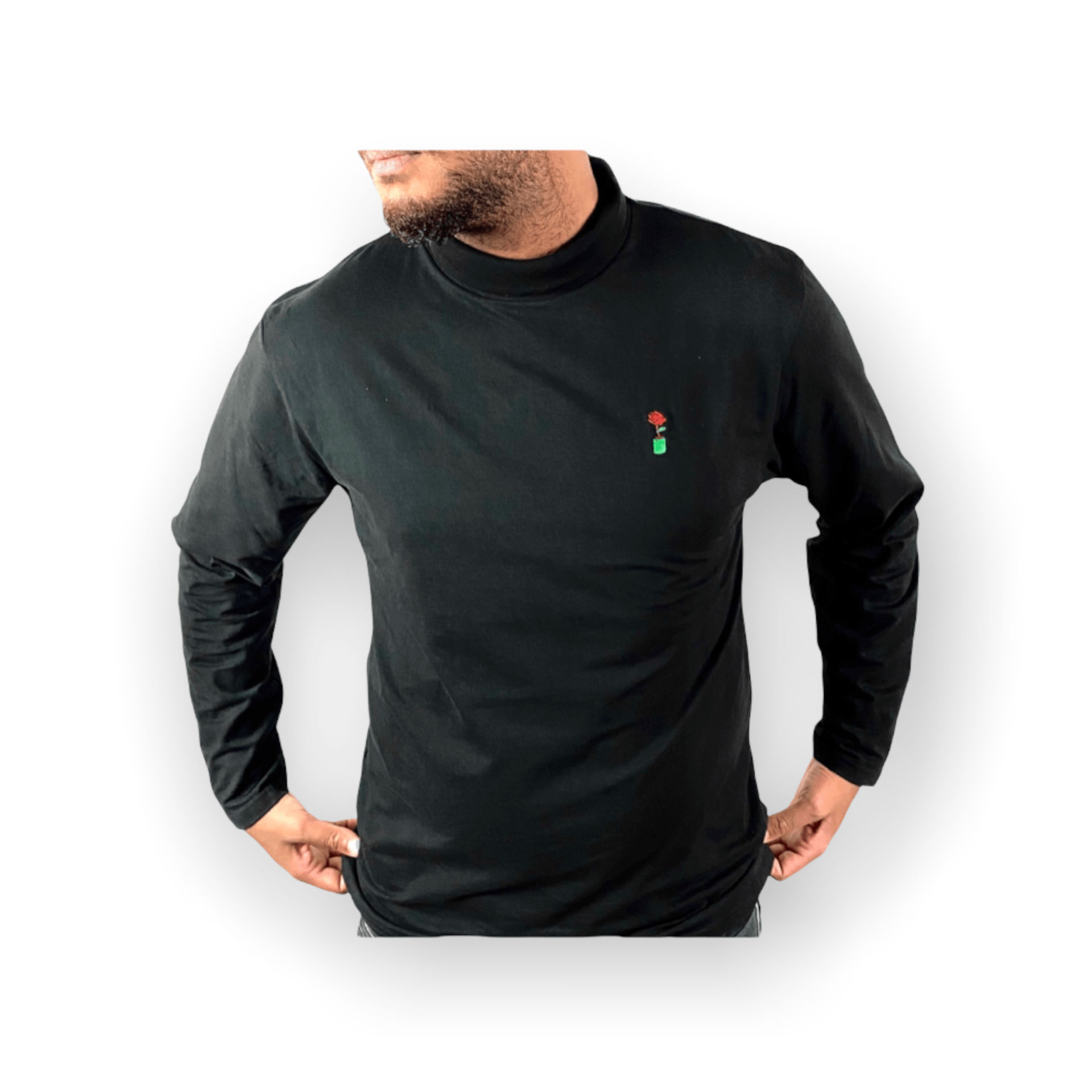 Col roulé noir homme - 4fclothing