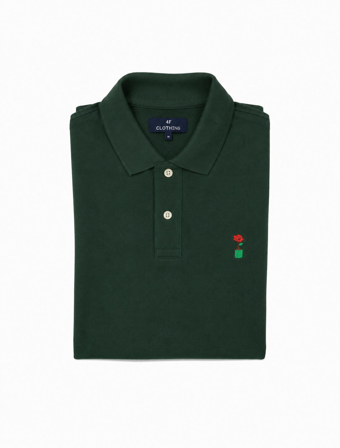 Polo homme vert forêt - 4fclothing